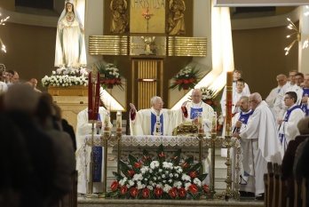 arcybiskup marek jędraszewski w Trzebinii